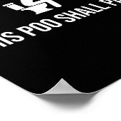 This O Shall P Funny Quote Birthday Party Gag Gift Poster (Hoek)