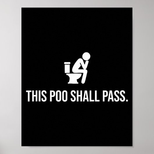 This O Shall P Funny Quote Birthday Party Gag Gift Poster (Voorkant)