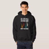 this person is too busy playing saxophone saxophon hoodie (Voorkant volledig)