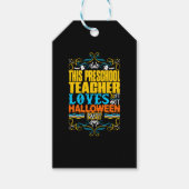 This Preschool Teacher Loves 31st Oct Halloween Pa Cadeaulabel (Voorkant)