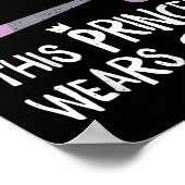 This Princess Wears Cleats Gift Design Field Hocke Poster (Hoek)