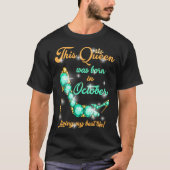This Queen was Born In October T-shirt (Voorkant)