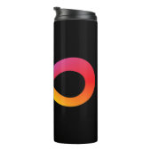 This rainbow infinity design can symbolize so many thermosbeker (Geroteerd rechts)