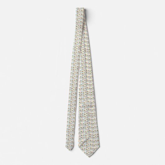 This rainbow pattern necktie stropdas (Achterkant)