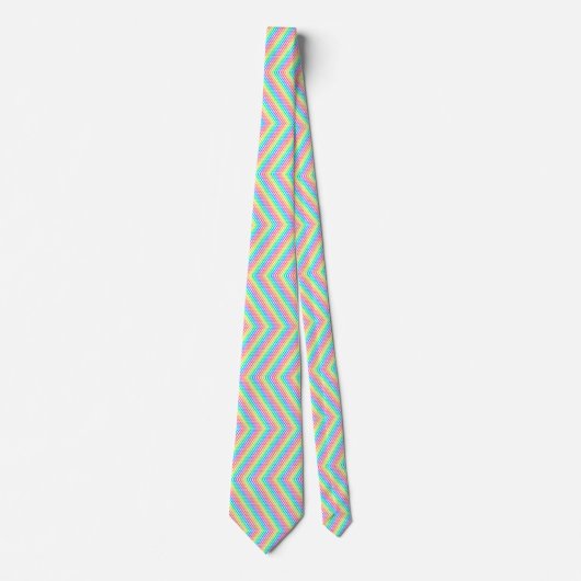 This rainbow pattern necktie stropdas (Voorkant)