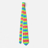 This rainbow pattern necktie stropdas (Achterkant)