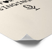 This Shower Is for Singing Poster (Hoek)