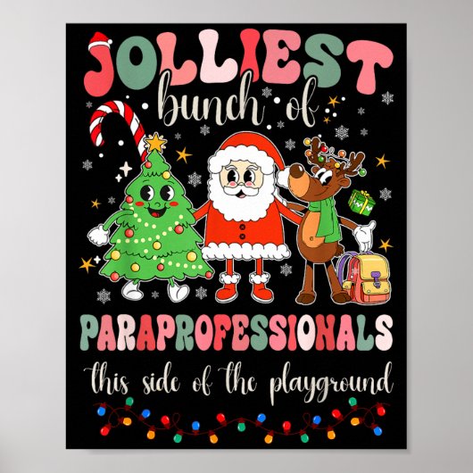 This Side Of The Playground Cute Merry Paras  Poster (Voorkant)