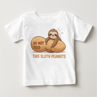 This Sloth Can’t Eat Peanuts | Kids Allergy Shirt