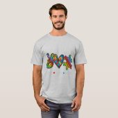 This tee with peace hand, heart shape and pop it s t-shirt (Voorkant volledig)