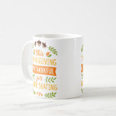 This Thanksgiving I'M Thankful For Roller Skating Koffiemok (Voorkant links)