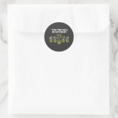 This Time Will Be Different – Funny Dead Plant Lov Ronde Sticker (Tas)