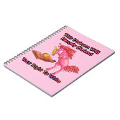 This Unicorn Will Fiercely Defend Your Right Notitieboek (Linkerzijde)