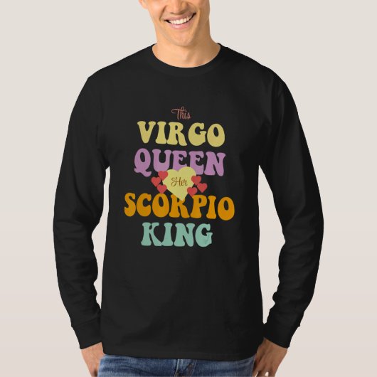 THIS VIRGO QUEEN LOVES HER SCORPIO KING T-SHIRT (Voorkant)