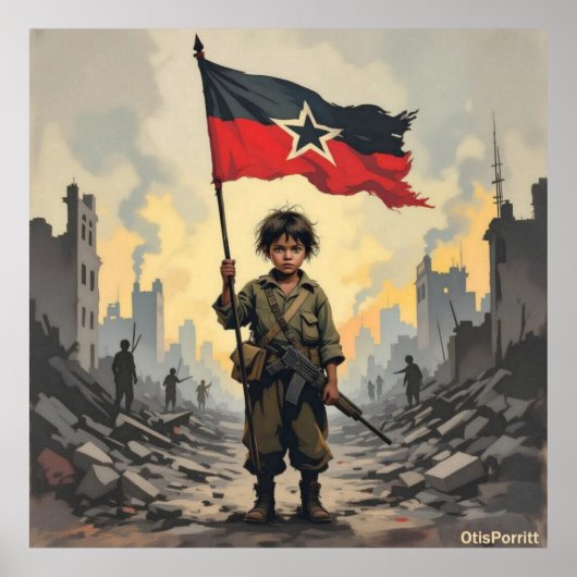 THIS WAR WILL NEVER END POSTER (Voorkant)