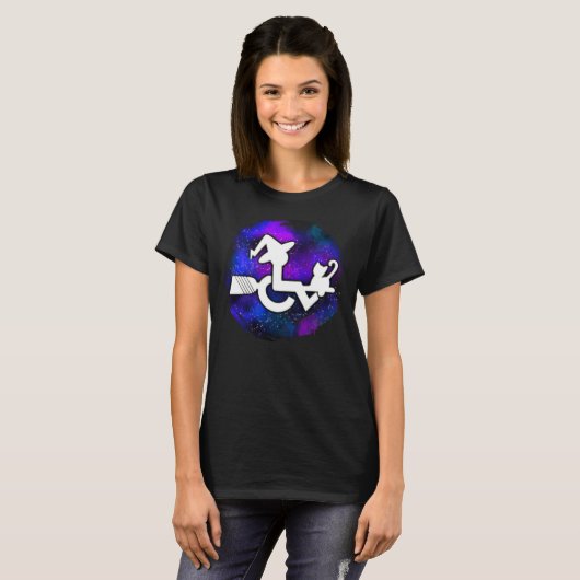 This Witch is Mobile T-shirt (Voorkant volledig)