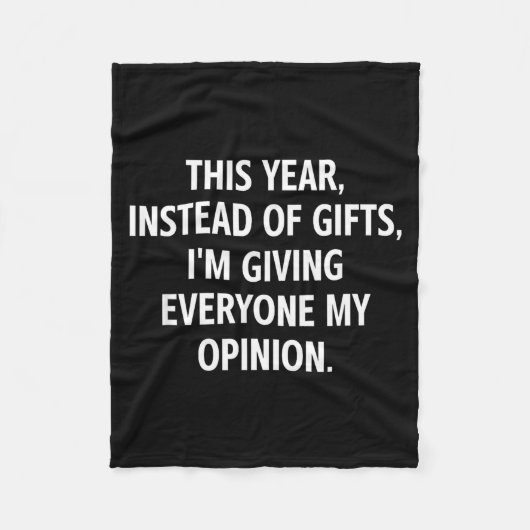 This Year, Instead Of , I'm Giving Everyone My Oni Fleece Deken (Voorkant)