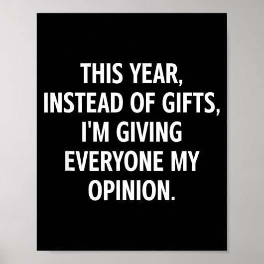 This Year, Instead Of , I'm Giving Everyone My Oni Poster (Voorkant)