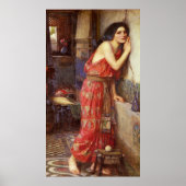 Thisbe door John William Waterhouse Poster (Voorkant)