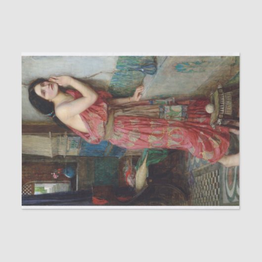 Thisbe door John William Waterhouse Tissuepapier (Voorkant)