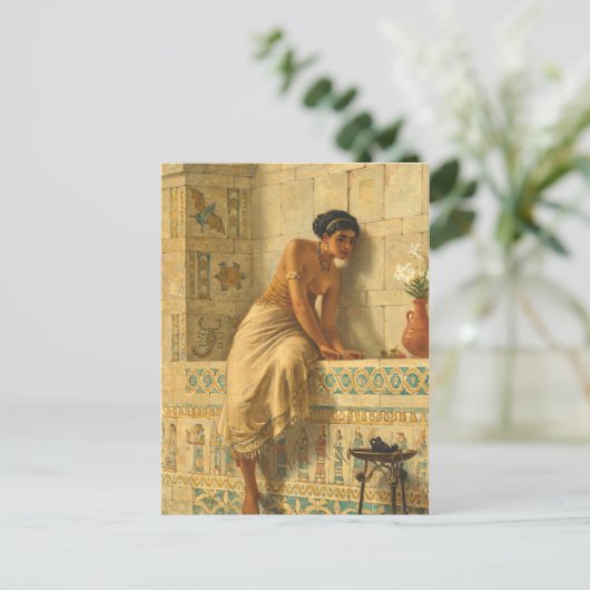 Thisbe, Edwin Long (Engels, 1829 - 1891) Briefkaart (Staand voorkant)