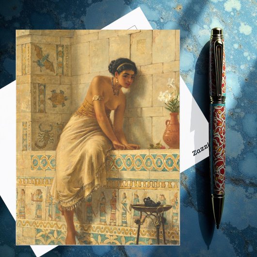 Thisbe, Edwin Long (Engels, 1829 - 1891) Briefkaart