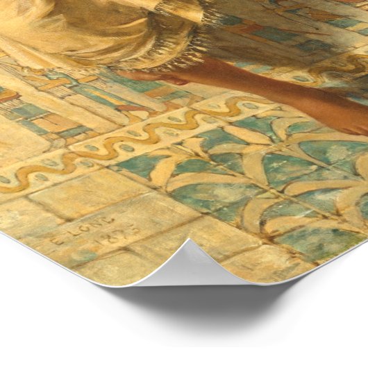 Thisbe, Edwin Long (Engels, 1829 - 1891) Poster (Hoek)