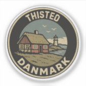Thisted, Denemarken Danmark Sticker (Voorkant)