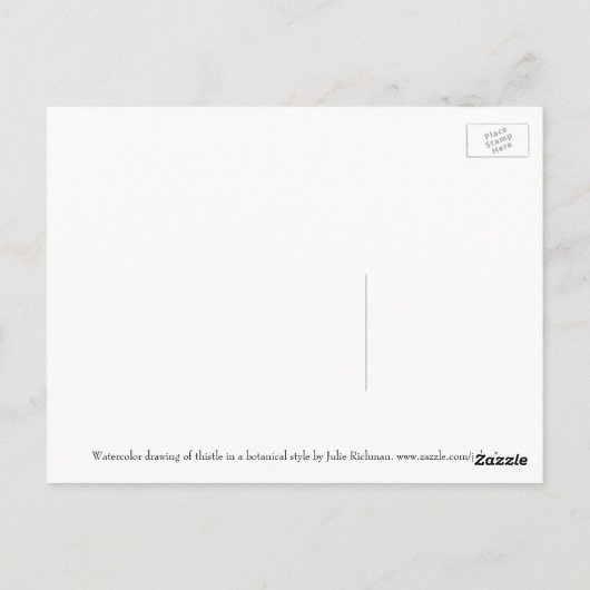 Thistle 42 briefkaart (Achterkant)