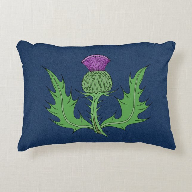 Thistle Accent Pillow Kussen (Voorkant)
