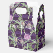 Thistle bloemen bedankdoosjes (Geopend)