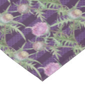 Thistle bloemen violet tafelkleed (Gekanteld)