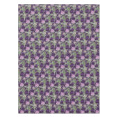 Thistle bloemen violet tafelkleed (Voorkant)