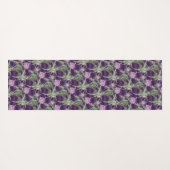 Thistle bloemen violet yogamat (Achterkant (horizontaal))