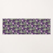 Thistle bloemen violet yogamat (Voorkant (horizontaal))