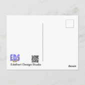 Thistle Butterfly on Butterfly Struik DIY Briefkaa Briefkaart (Achterkant)