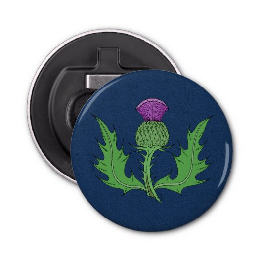 Thistle Button Flesopener (Voorkant)