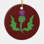 Thistle Ceramic Ornament (Voorkant)