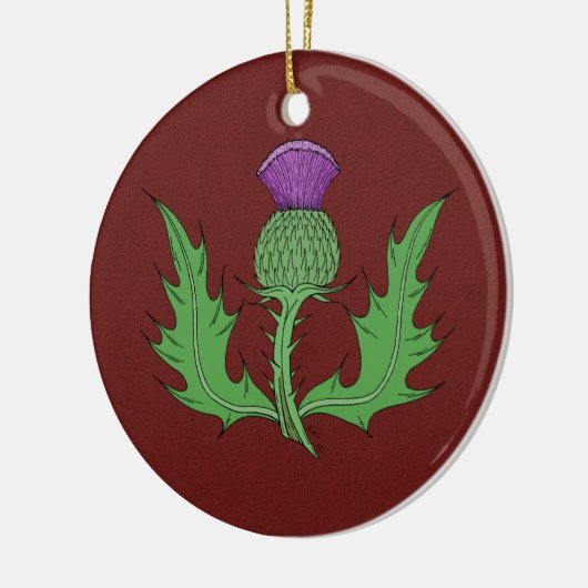 Thistle Ceramic Ornament (Links)
