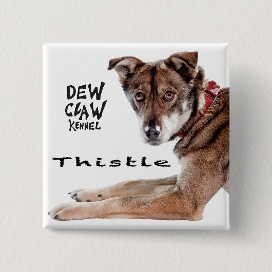 Thistle - Dew Claw Kennel Pup Button (Voorkant)