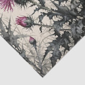 Thistle en Butterflies Weefselpapier Tissuepapier (Detail)