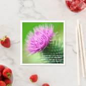 Thistle en Selkirk Grace Cocktail papieren servett Servet (Insitu)