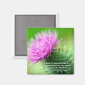 Thistle en Selkirk Grace Magnet (Voorkant / Achterkant)