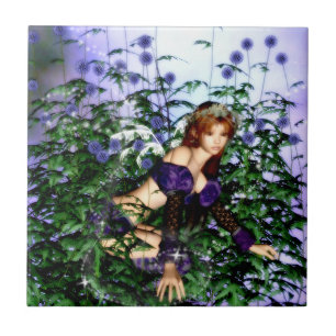 Thistle Fairie Tile Tegeltje