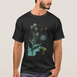 Thistle Flower Schotland Liefde Schotse distel T-shirt