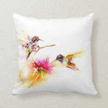 "Thistle for Two" Hummingbird Print op