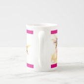 "Thistle for Two" Hummingbird Print Porselein Kop (Achterkant)