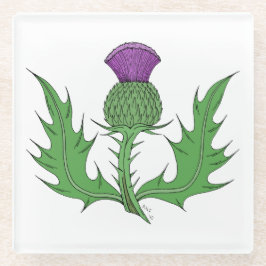 Thistle Glazen Onderzetter