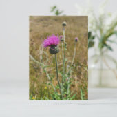 Thistle Hartelijk dank Noteer Kaart (Staand voorkant)