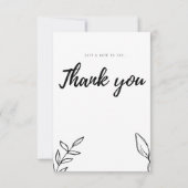 Thistle Hartelijk dank Noteer Kaart (Achterkant)